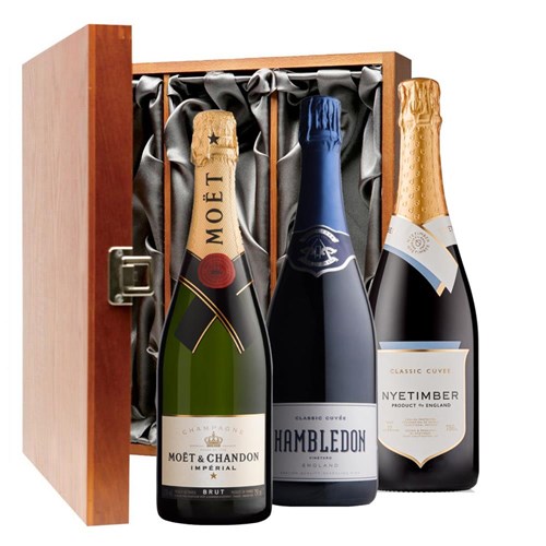 The Anglo-French Brut Collection Treble Luxury Gift Boxed Champagne